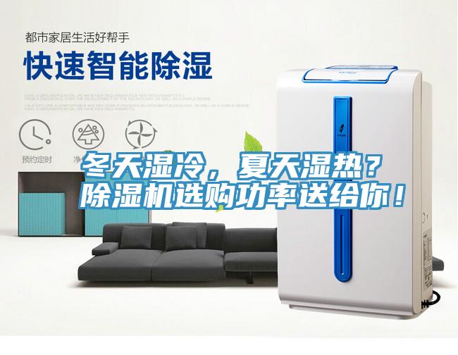 冬天濕冷，夏天濕熱？除濕機選購功率送給你！