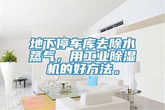 地下停車(chē)庫(kù)去除水蒸氣，用工業(yè)除濕機(jī)的好方法。