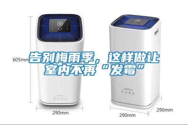 告別梅雨季，這樣做讓室內(nèi)不再“發(fā)霉”