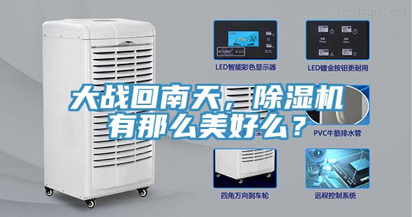 大戰(zhàn)回南天，除濕機(jī)有那么美好么？