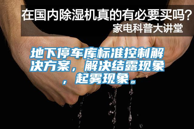地下停車(chē)庫(kù)標(biāo)準(zhǔn)控制解決方案，解決結(jié)露現(xiàn)象，起霧現(xiàn)象。