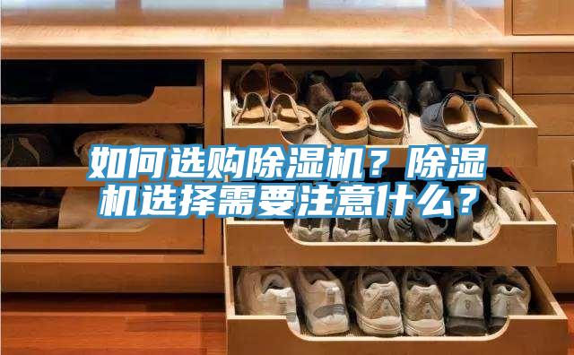 如何選購除濕機？除濕機選擇需要注意什么？