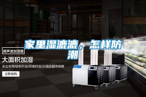 家里濕漉漉，怎樣防潮