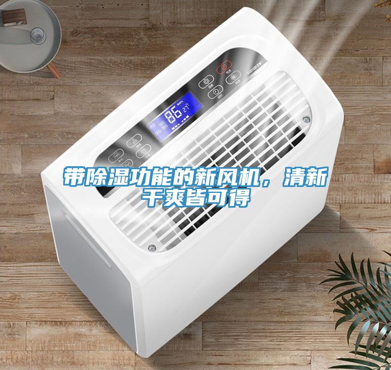 帶除濕功能的新風(fēng)機，清新干爽皆可得