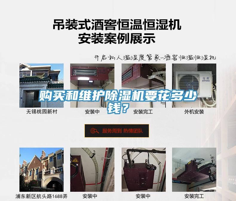 購買和維護除濕機要花多少錢？