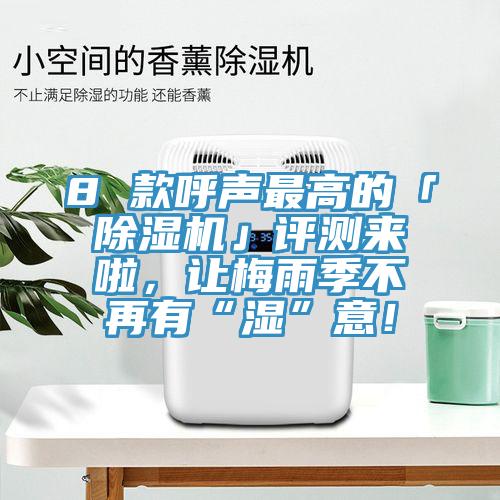 8 款呼聲最高的「除濕機」評測來啦，讓梅雨季不再有“濕”意！