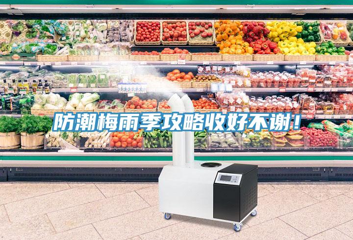 防潮梅雨季攻略收好不謝！