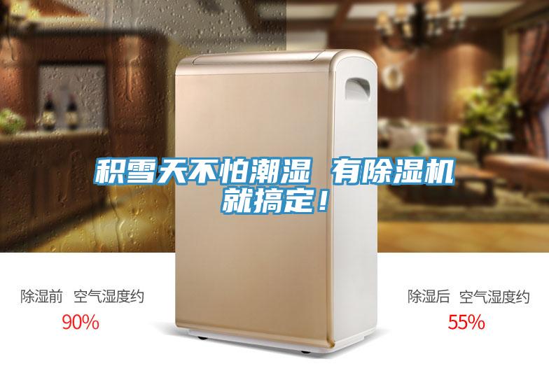積雪天不怕潮濕 有除濕機(jī)就搞定！