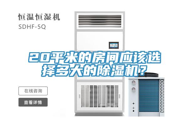 20平米的房間應(yīng)該選擇多大的除濕機(jī)？