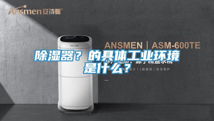 除濕器？的具體工業(yè)環(huán)境是什么？