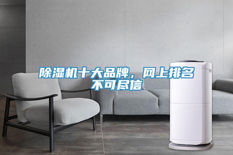 除濕機十大品牌，網(wǎng)上排名不可盡信