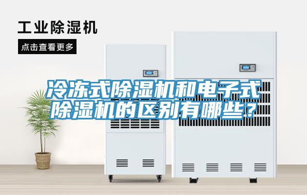 冷凍式除濕機(jī)和電子式除濕機(jī)的區(qū)別有哪些？