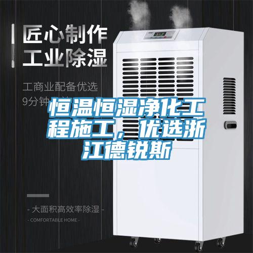 恒溫恒濕凈化工程施工，優(yōu)選浙江德銳斯