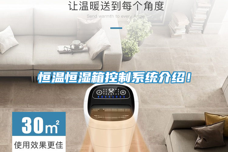 恒溫恒濕箱控制系統(tǒng)介紹！
