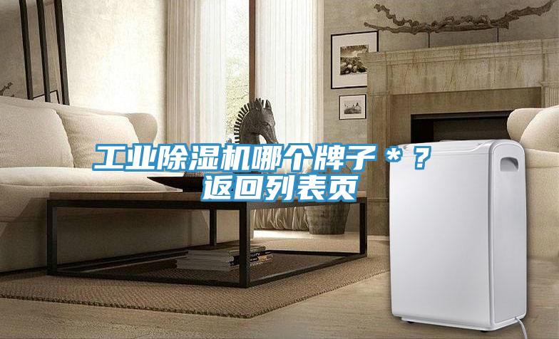 工業(yè)除濕機(jī)哪個牌子＊？ 返回列表頁