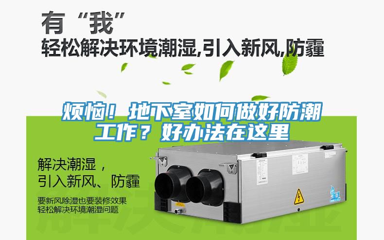 煩惱！地下室如何做好防潮工作？好辦法在這里