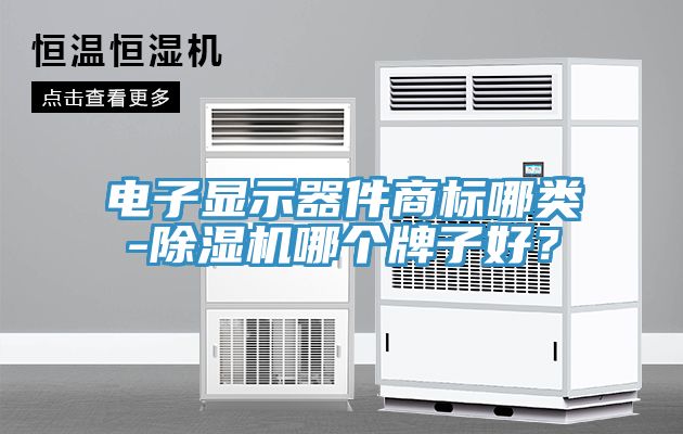 電子顯示器件商標哪類-除濕機哪個牌子好？
