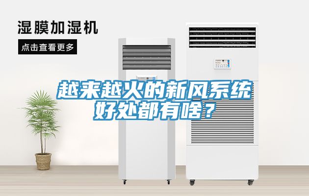 越來越火的新風(fēng)系統(tǒng)好處都有啥？