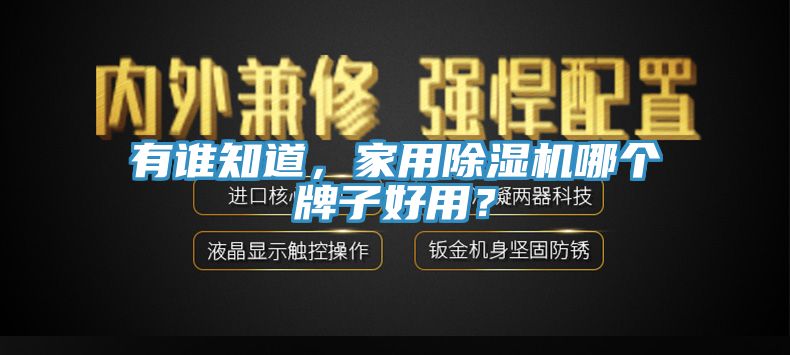 有誰(shuí)知道，家用除濕機(jī)哪個(gè)牌子好用？