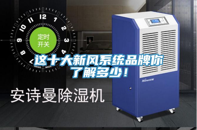 這十大新風系統(tǒng)品牌你了解多少！