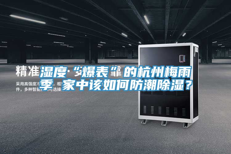 濕度“爆表”的杭州梅雨季 家中該如何防潮除濕？