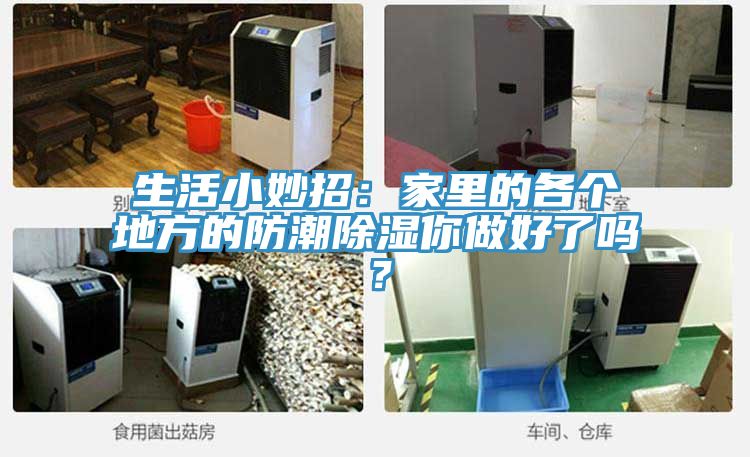 生活小妙招：家里的各個(gè)地方的防潮除濕你做好了嗎？