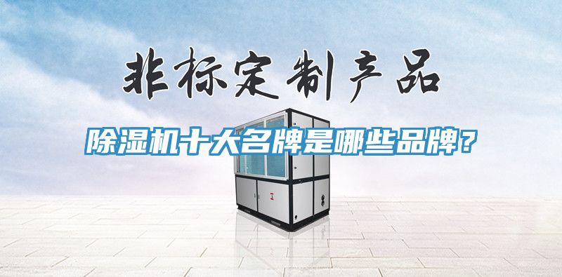 除濕機十大名牌是哪些品牌？