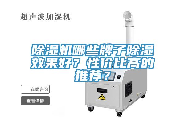 除濕機(jī)哪些牌子除濕效果好？性?xún)r(jià)比高的推薦？