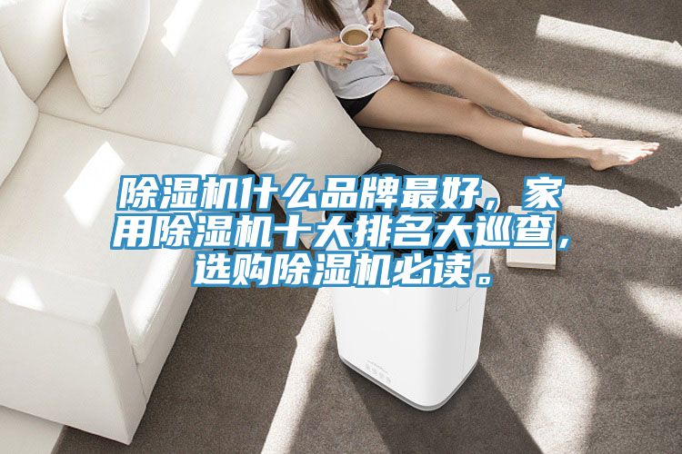 除濕機什么品牌最好，家用除濕機十大排名大巡查，選購除濕機必讀。
