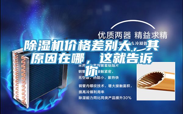 除濕機價格差別大，其原因在哪，這就告訴你