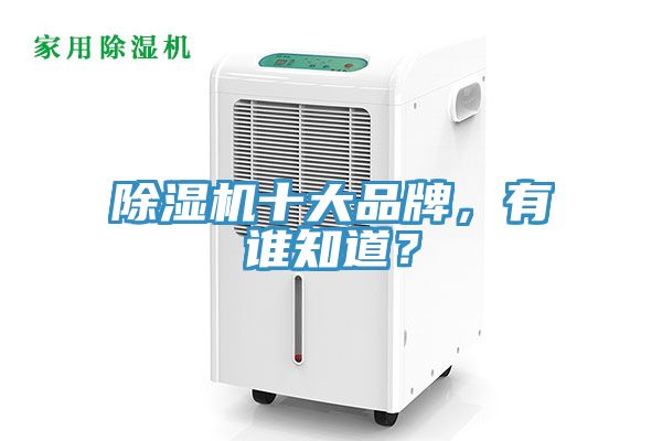 除濕機(jī)十大品牌，有誰(shuí)知道？
