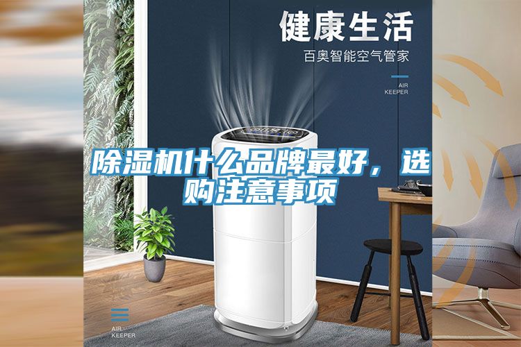 除濕機什么品牌最好，選購注意事項