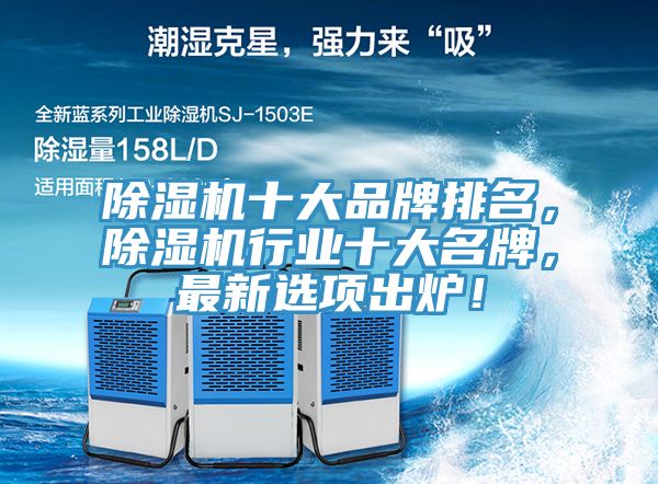 除濕機(jī)十大品牌排名，除濕機(jī)行業(yè)十大名牌，最新選項(xiàng)出爐！