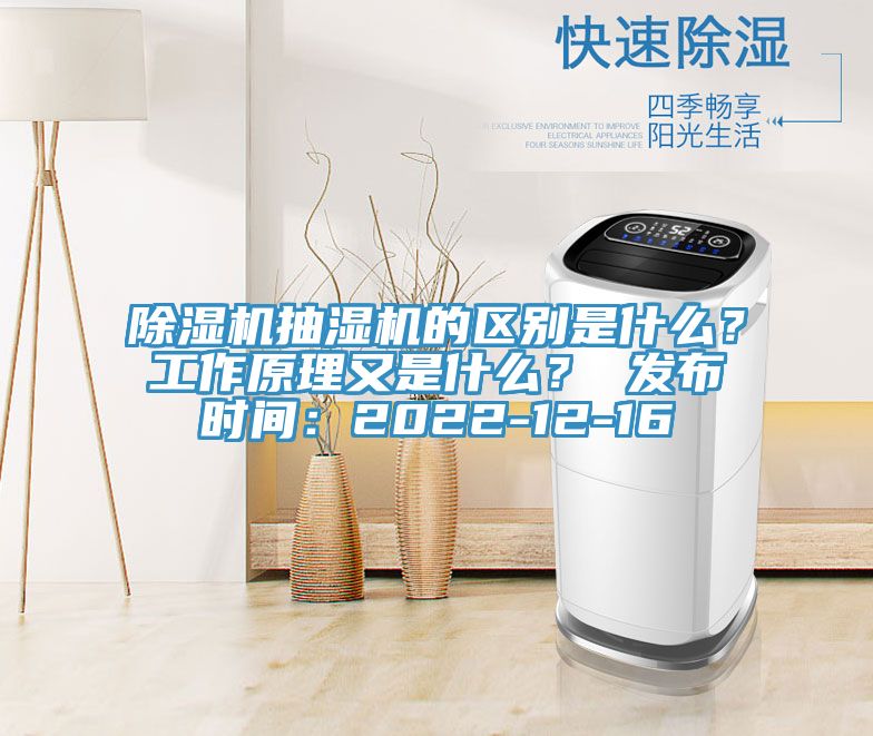 除濕機(jī)抽濕機(jī)的區(qū)別是什么？工作原理又是什么？ 發(fā)布時(shí)間：2022-12-16